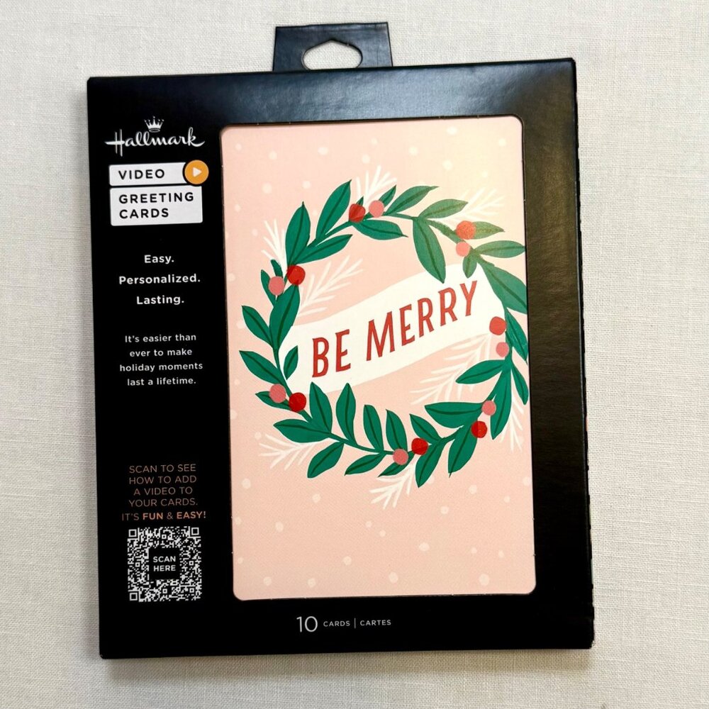 Hallmark Be Merry Christmas Greeting Cards Video Service Discontinued